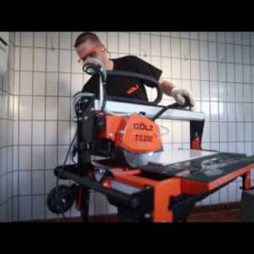 Gölz Fliesentrennmaschine TS 200   Golz Tile Saw TS 200   Golz Scie de carreleur